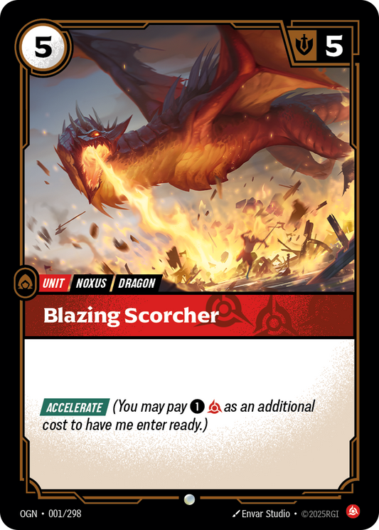 Blazing Scorcher - Riftbound TCG Card