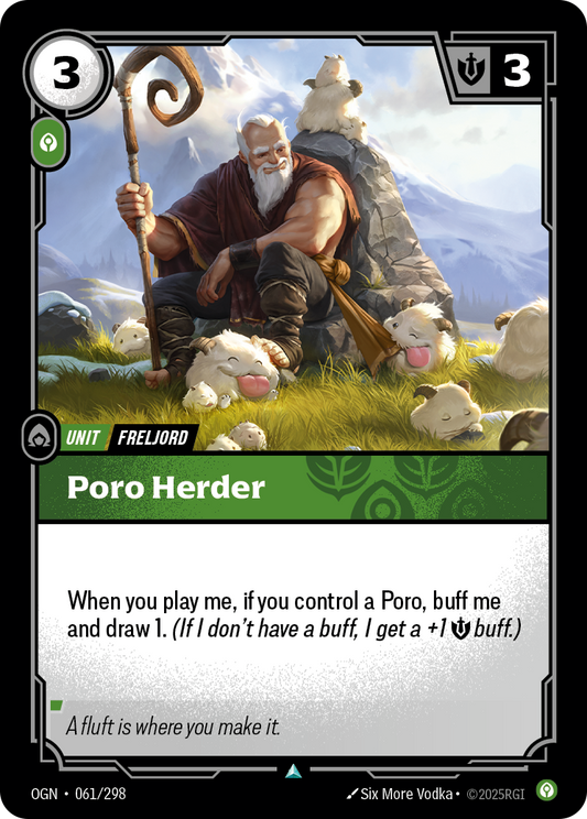 Poro Herder - Riftbound TCG Card