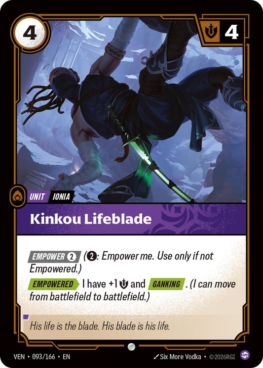 Kinkou Lifeblade - Riftbound Vendetta