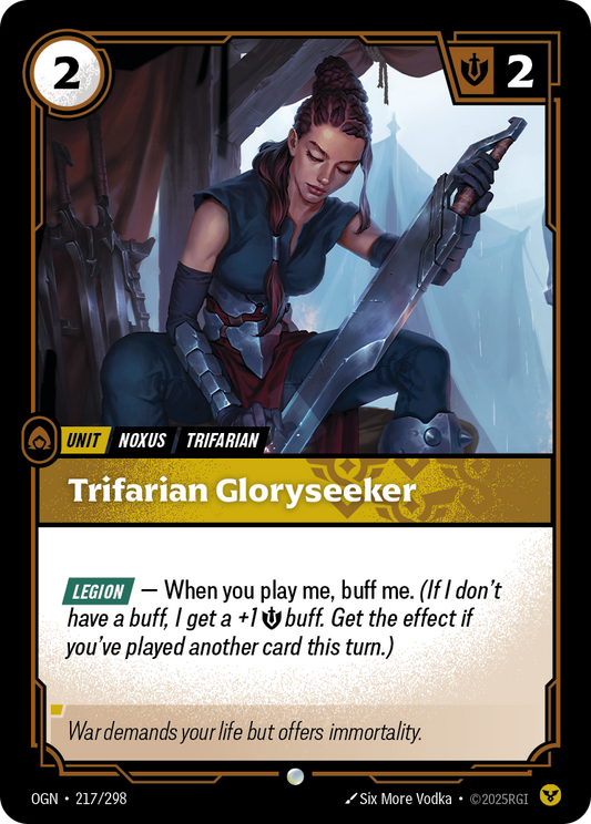 Trifarian Gloryseeker - Riftbound TCG Card
