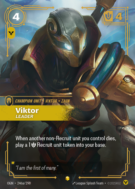 Viktor - Leader (Alternate Art) - Riftbound TCG Card