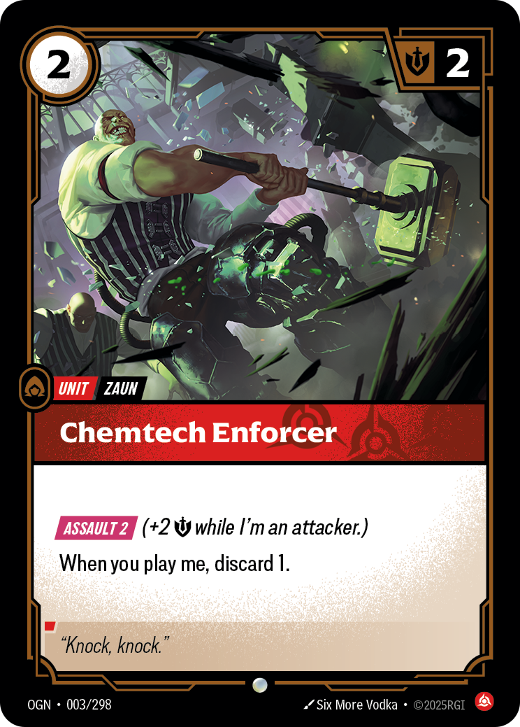 Chemtech Enforcer - Riftbound TCG Card