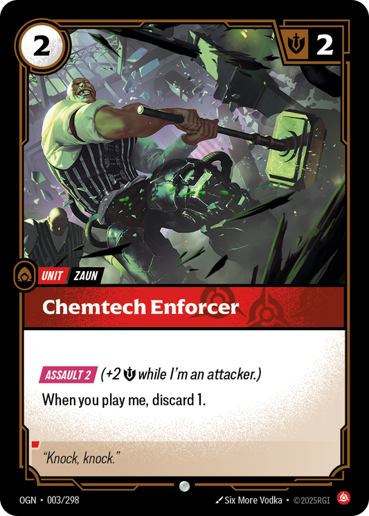 Chemtech Enforcer - Riftbound TCG Card