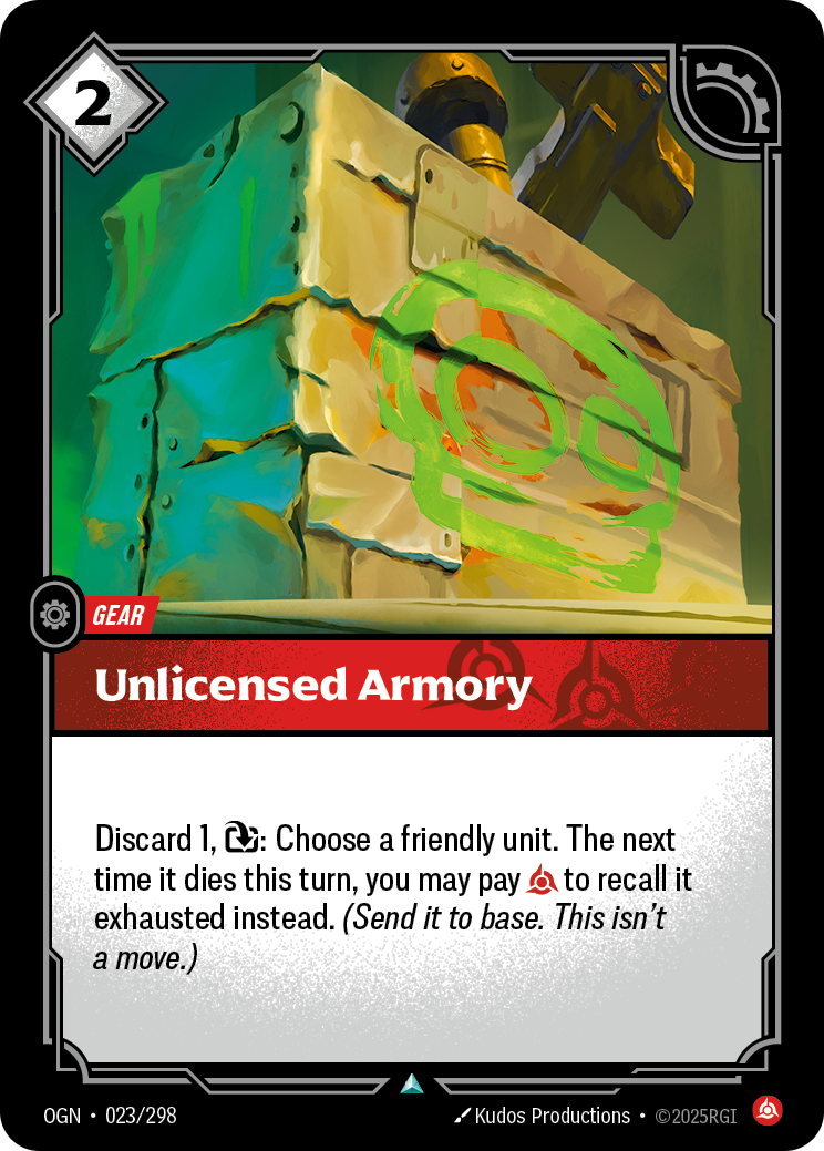 Unlicensed Armory - Riftbound TCG Card