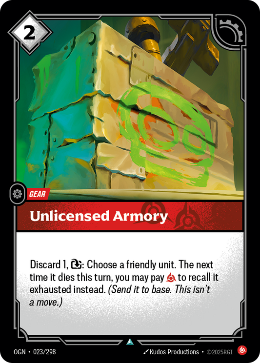 Unlicensed Armory - Riftbound TCG Card