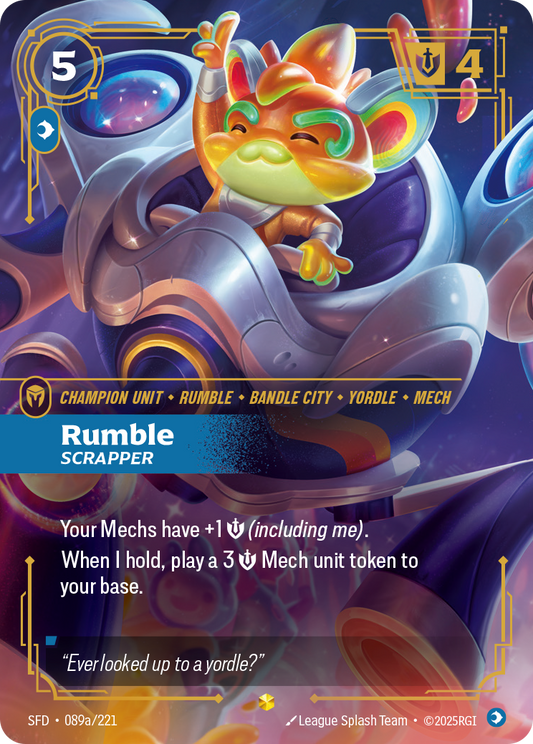 Rumble - Scrapper (Alternate Art) - Riftbound TCG Card