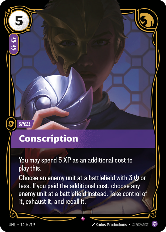 Conscription - Riftbound TCG Card