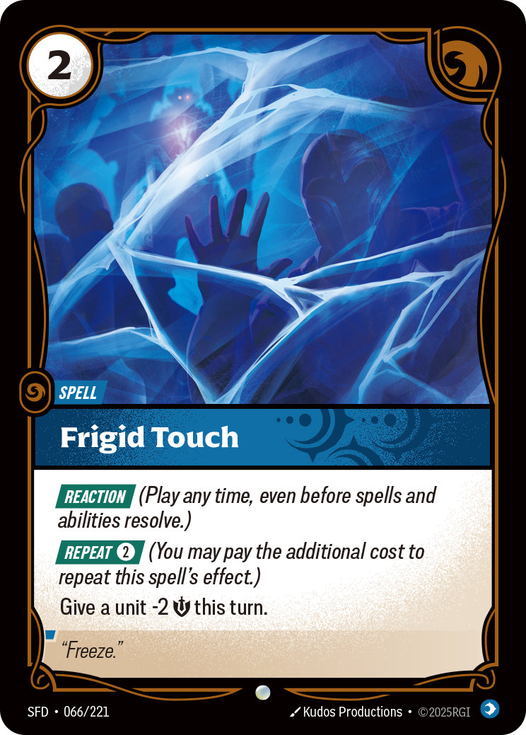 Frigid Touch - Riftbound TCG Card