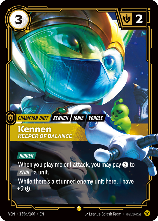 Kennen, Keeper of Balance (Alternate Art) (Foil) - Riftbound Vendetta