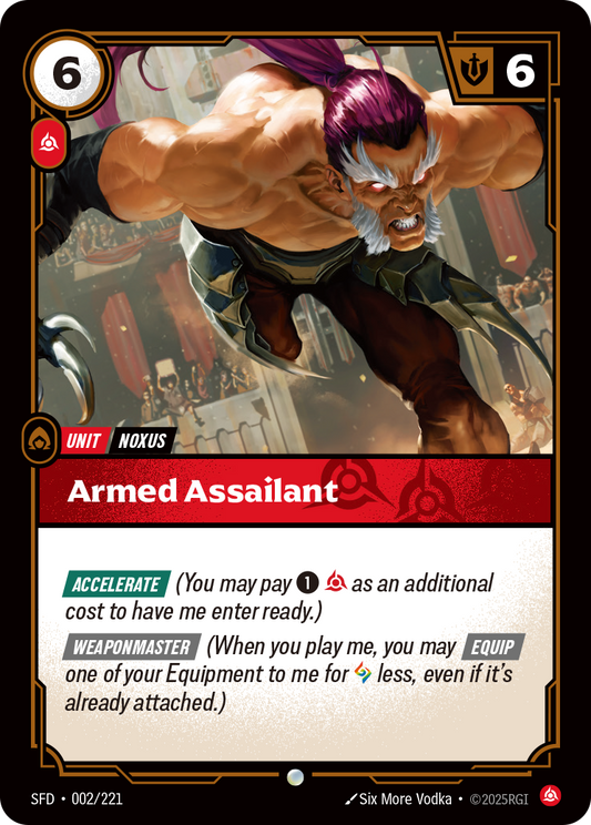 Armed Assailant - Riftbound TCG Card