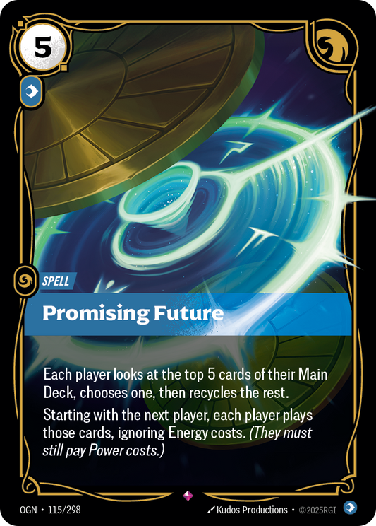 Promising Future - Riftbound TCG Card