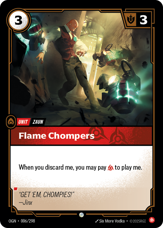 Flame Chompers - Riftbound TCG Card