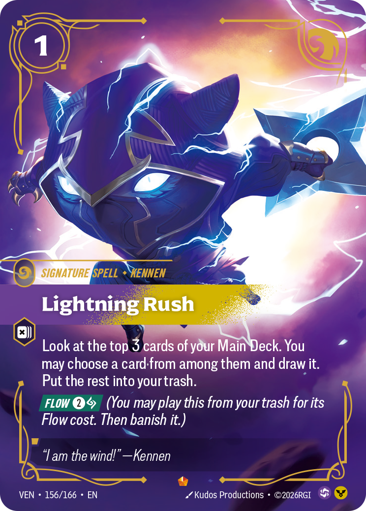 Lightning Rush (Foil) - Riftbound Vendetta