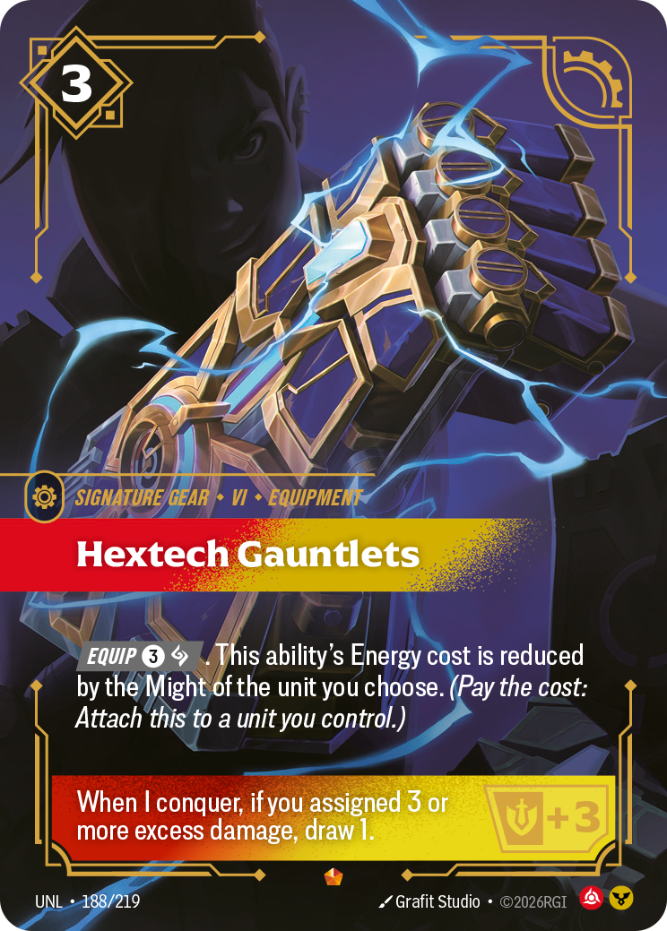 Hextech Gauntlets - Riftbound TCG Card