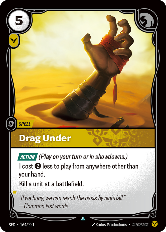 Drag Under - Riftbound TCG Card