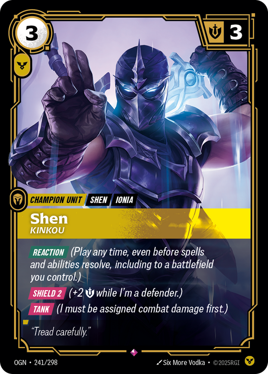 Shen - Kinkou - Riftbound TCG Card