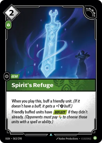 Spirit's Refuge - Riftbound TCG Card