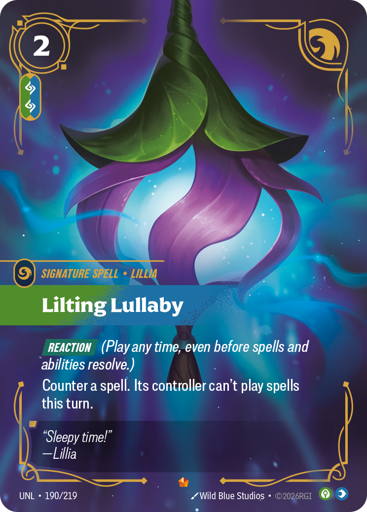Lilting Lullaby - Riftbound TCG Card