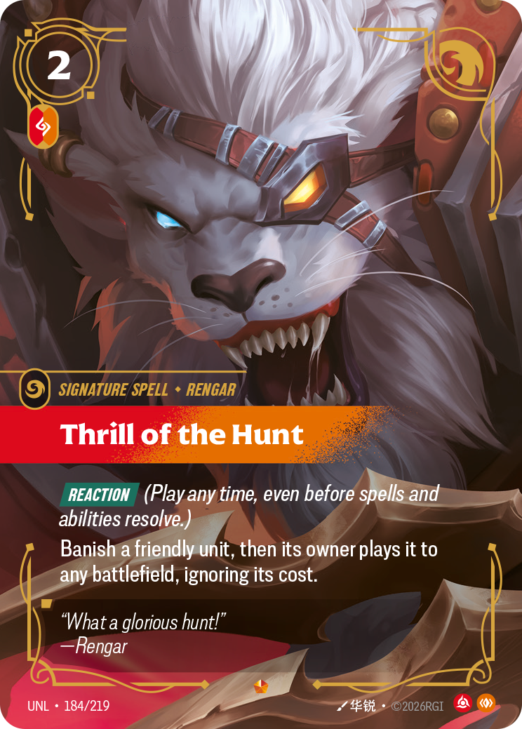 Thrill of the Hunt - Riftbound TCG Card