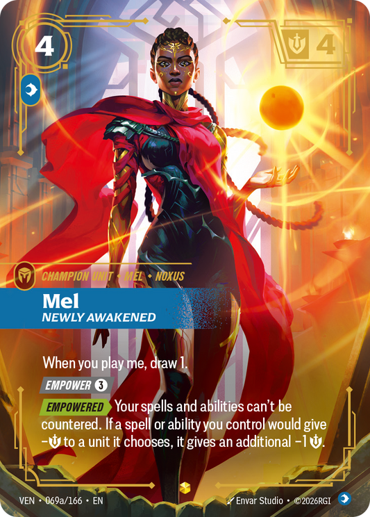 Mel, Newly Awakened (Alternate Art) (Foil) - Riftbound Vendetta