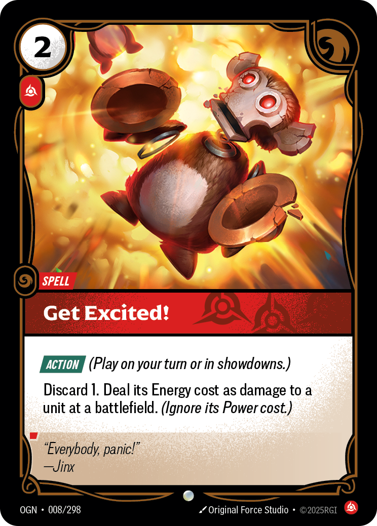 Get Excited! - Riftbound TCG Card