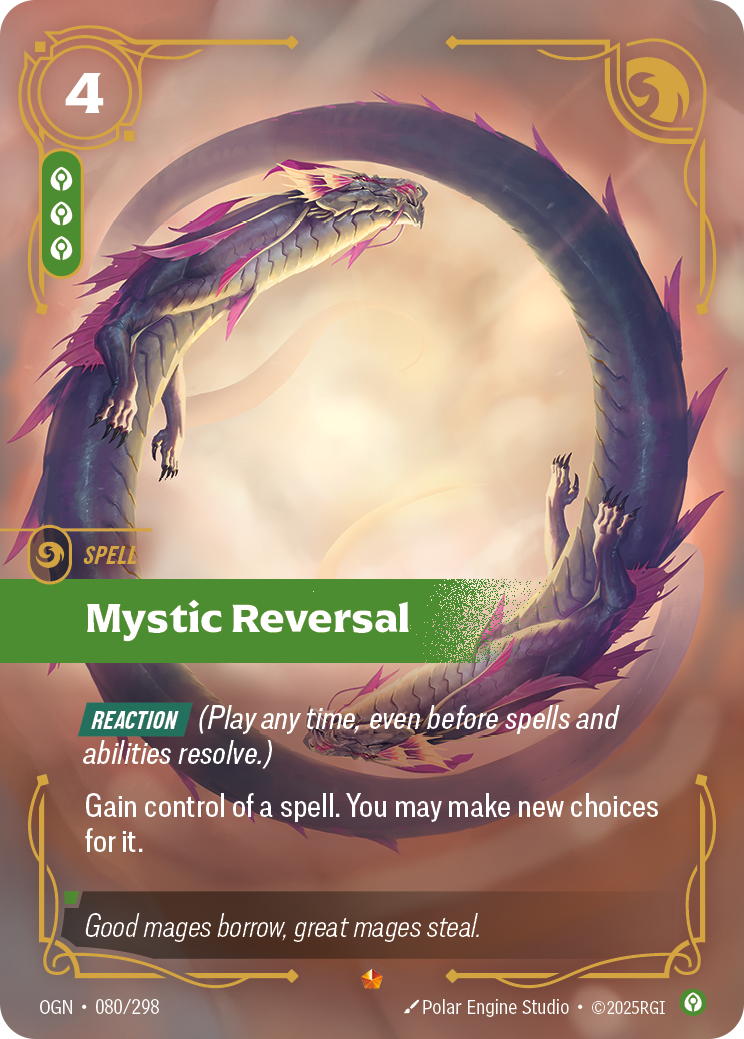 Mystic Reversal - Riftbound TCG Card