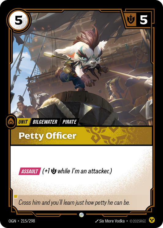 Petty Officer - Riftbound TCG Card