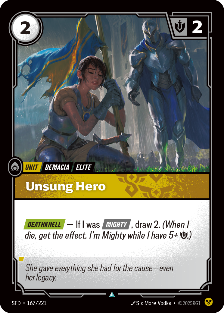 Unsung Hero - Riftbound TCG Card