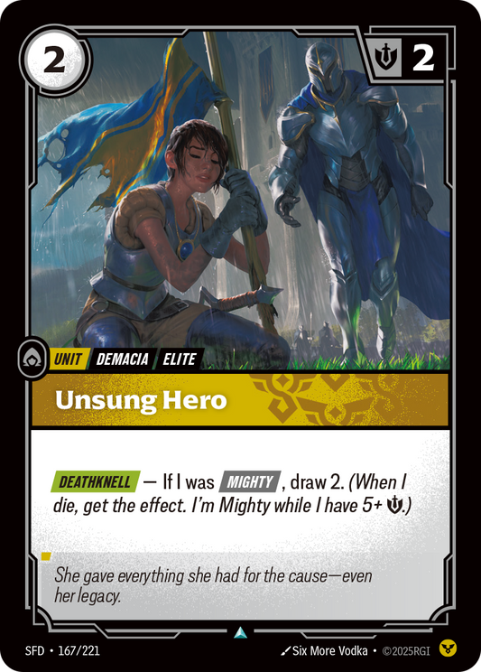 Unsung Hero - Riftbound TCG Card