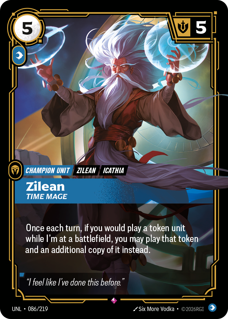 Zilean - Time Mage - Riftbound TCG Card