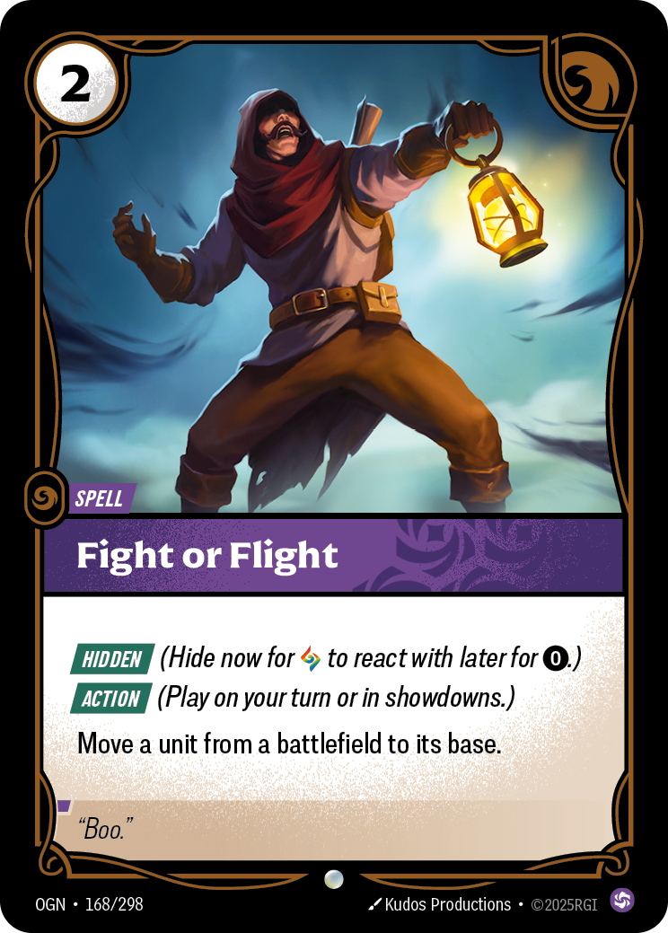 Fight or Flight - Riftbound TCG Card