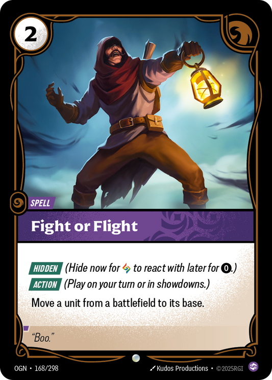 Fight or Flight - Riftbound TCG Card