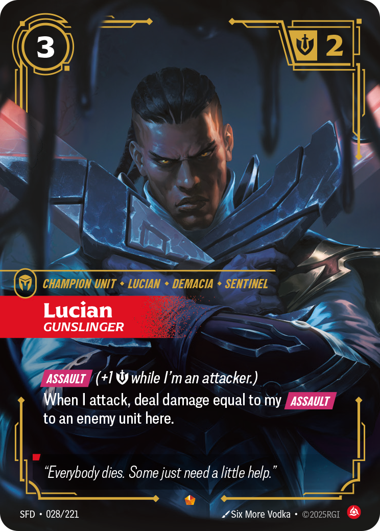 Lucian - Gunslinger - Riftbound TCG Card
