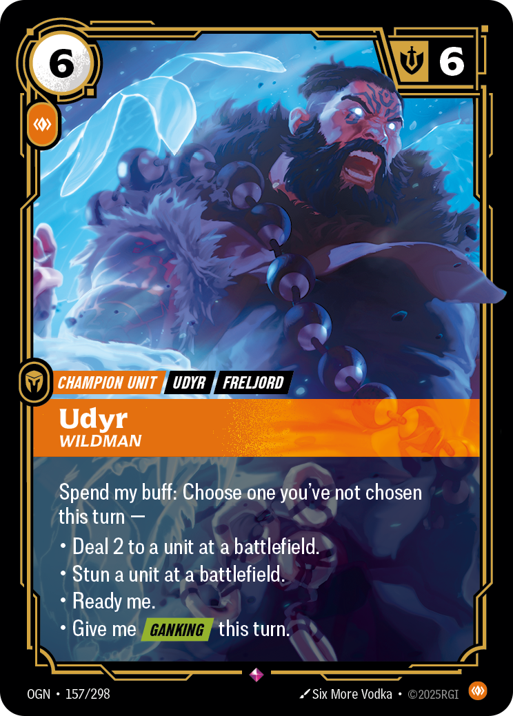 Udyr - Wildman - Riftbound TCG Card