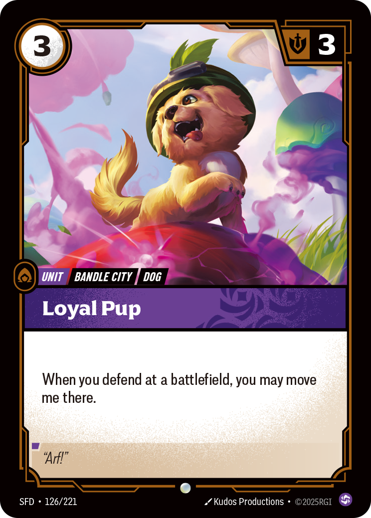 Loyal Pup - Riftbound TCG Card