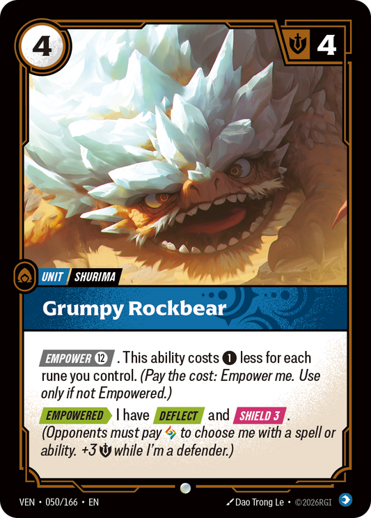 Grumpy Rockbear - Riftbound Vendetta