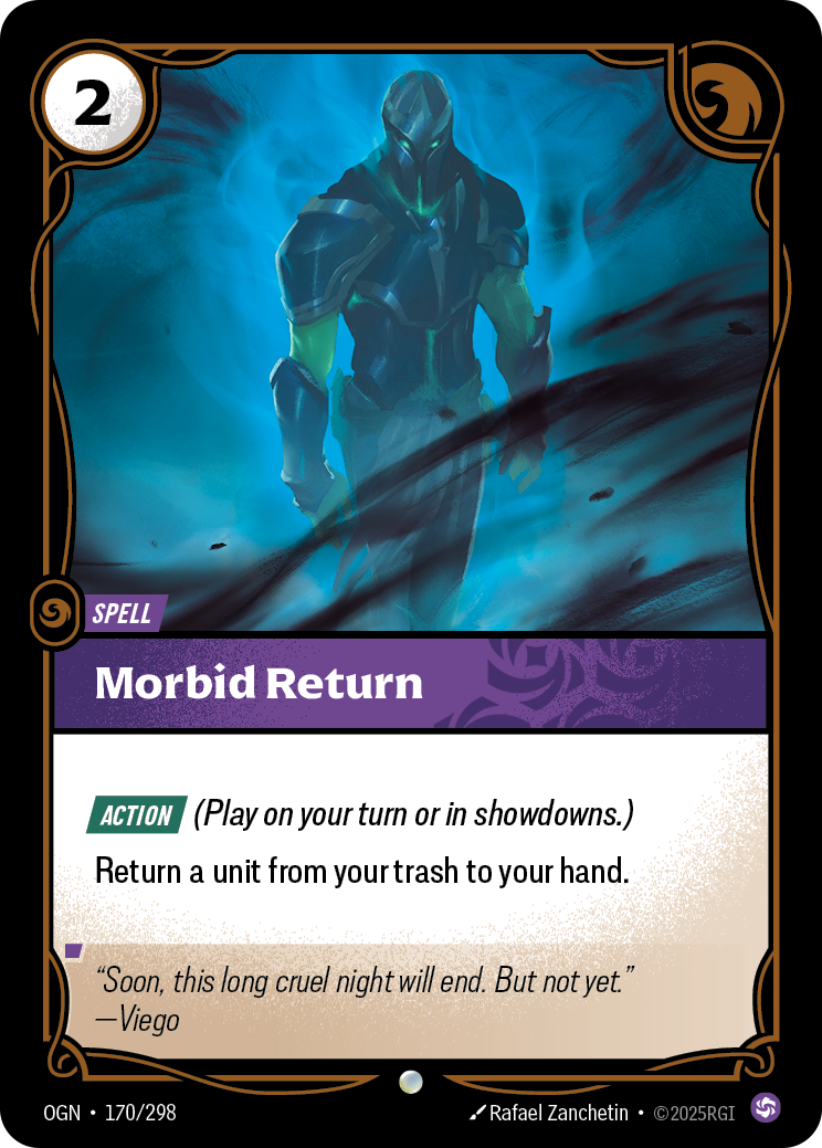 Morbid Return - Riftbound TCG Card