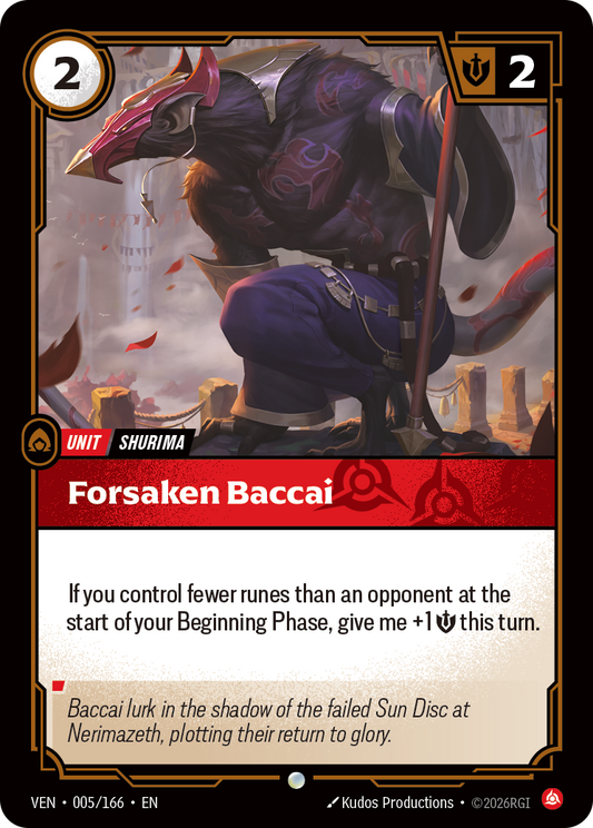 Forsaken Baccai - Riftbound Vendetta