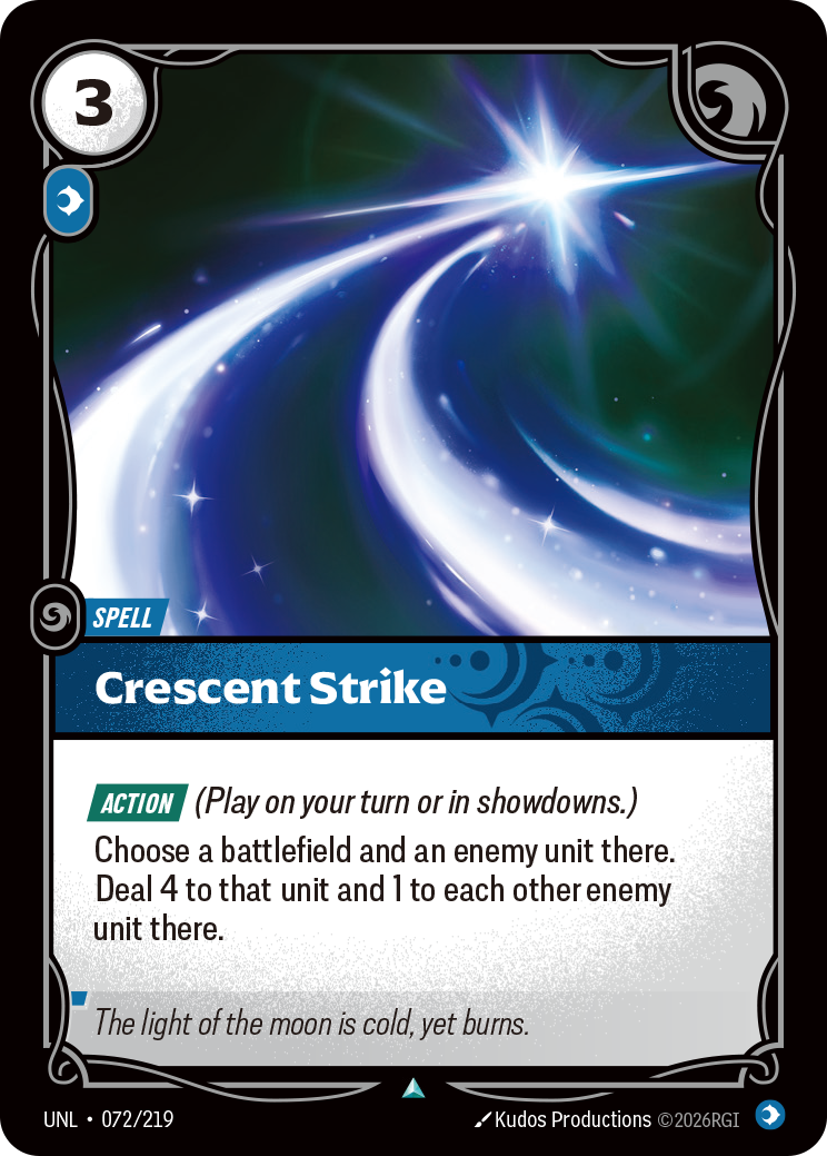 Crescent Strike - Riftbound TCG Card