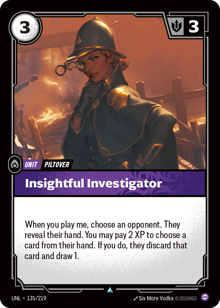 Insightful Investigator - Riftbound TCG Card