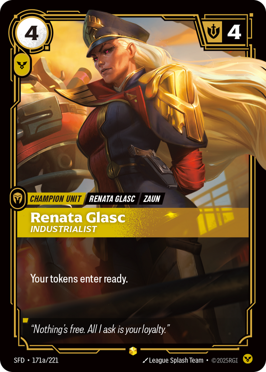 Renata Glasc - Industrialist (Alternate Art) - Riftbound TCG Card