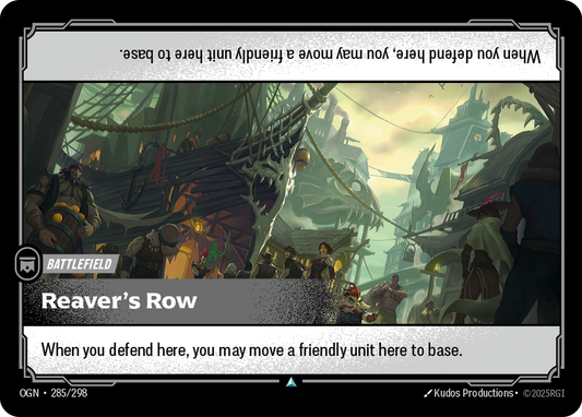 Reaver's Row - Riftbound TCG Card