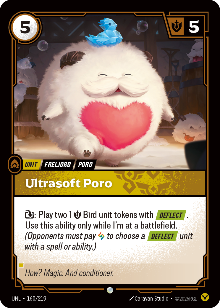 Ultrasoft Poro - Riftbound TCG Card
