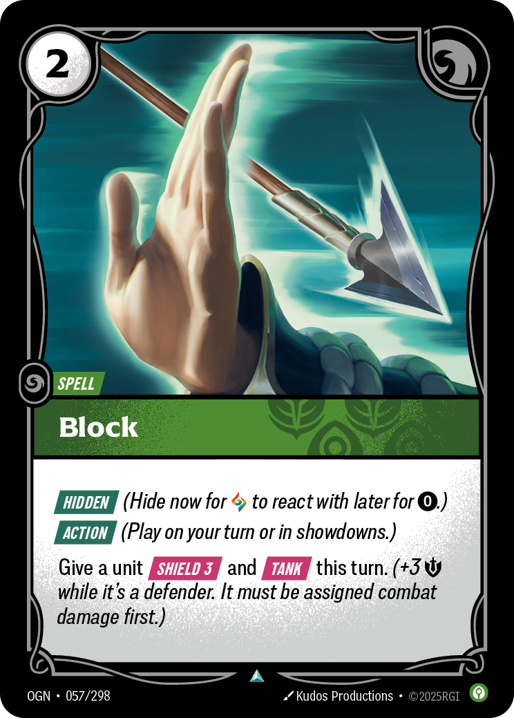 Block - Riftbound TCG Card