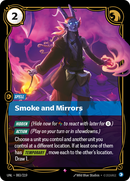 Smoke and Mirrors - Riftbound TCG Card