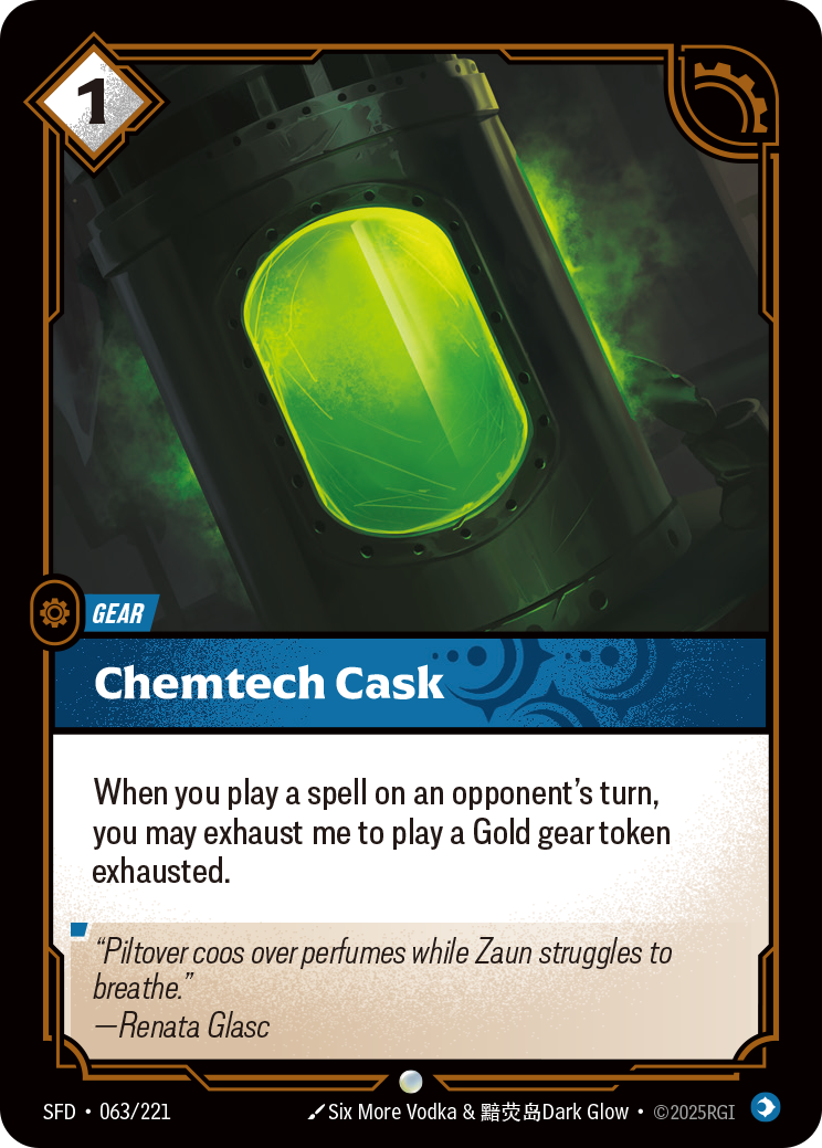 Chemtech Cask - Riftbound TCG Card