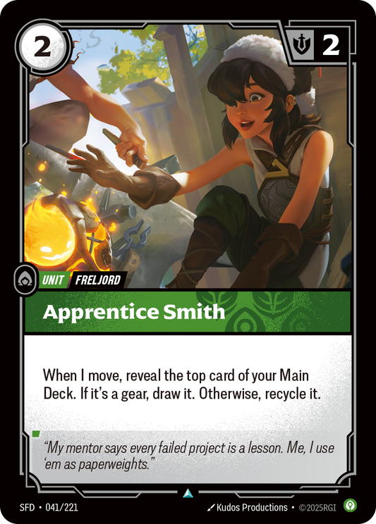 Apprentice Smith - Riftbound TCG Card