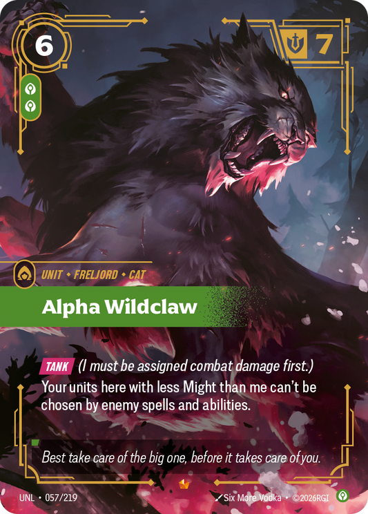 Alpha Wildclaw - Riftbound TCG Card