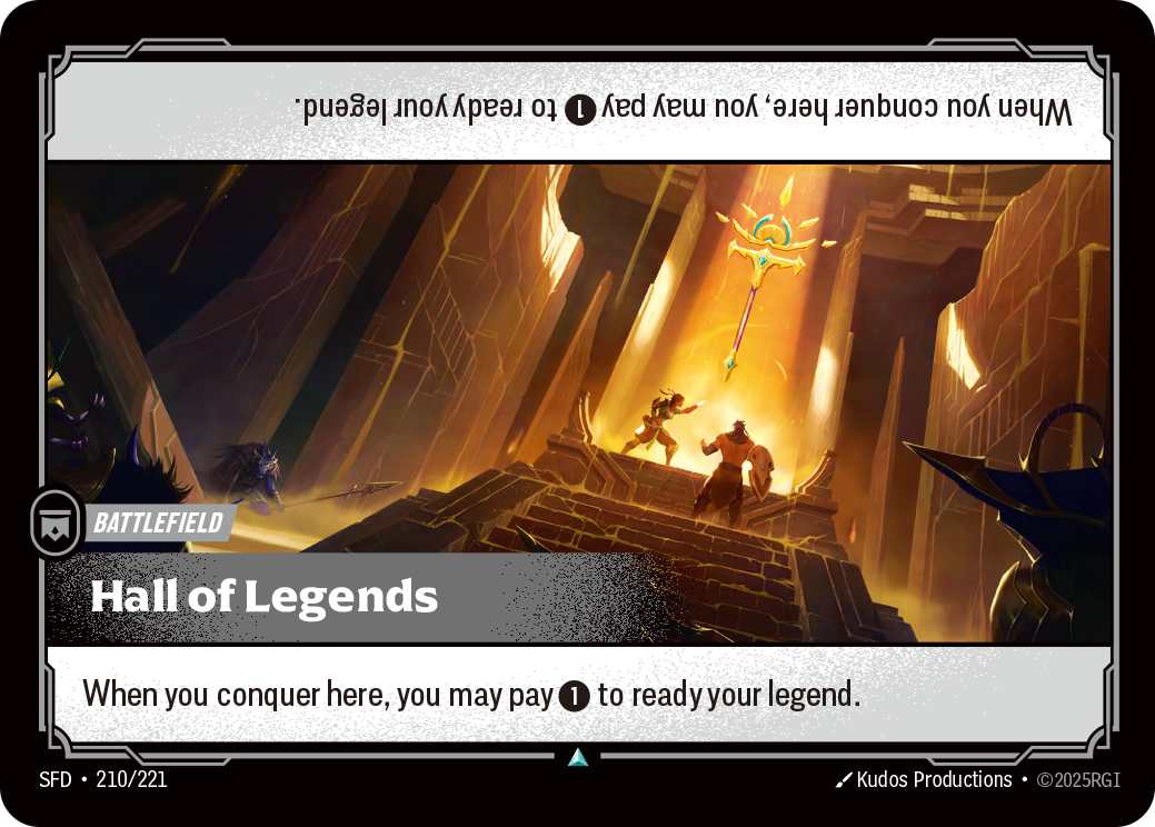 Hall of Legends - Riftbound TCG Card