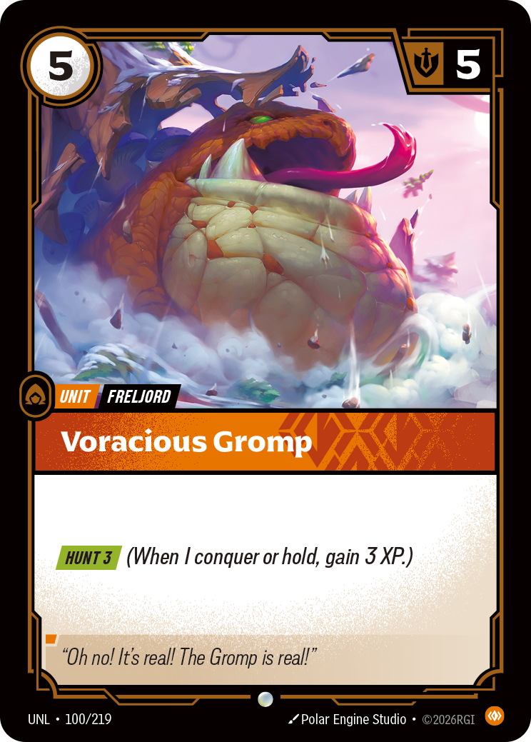 Voracious Gromp - Riftbound TCG Card